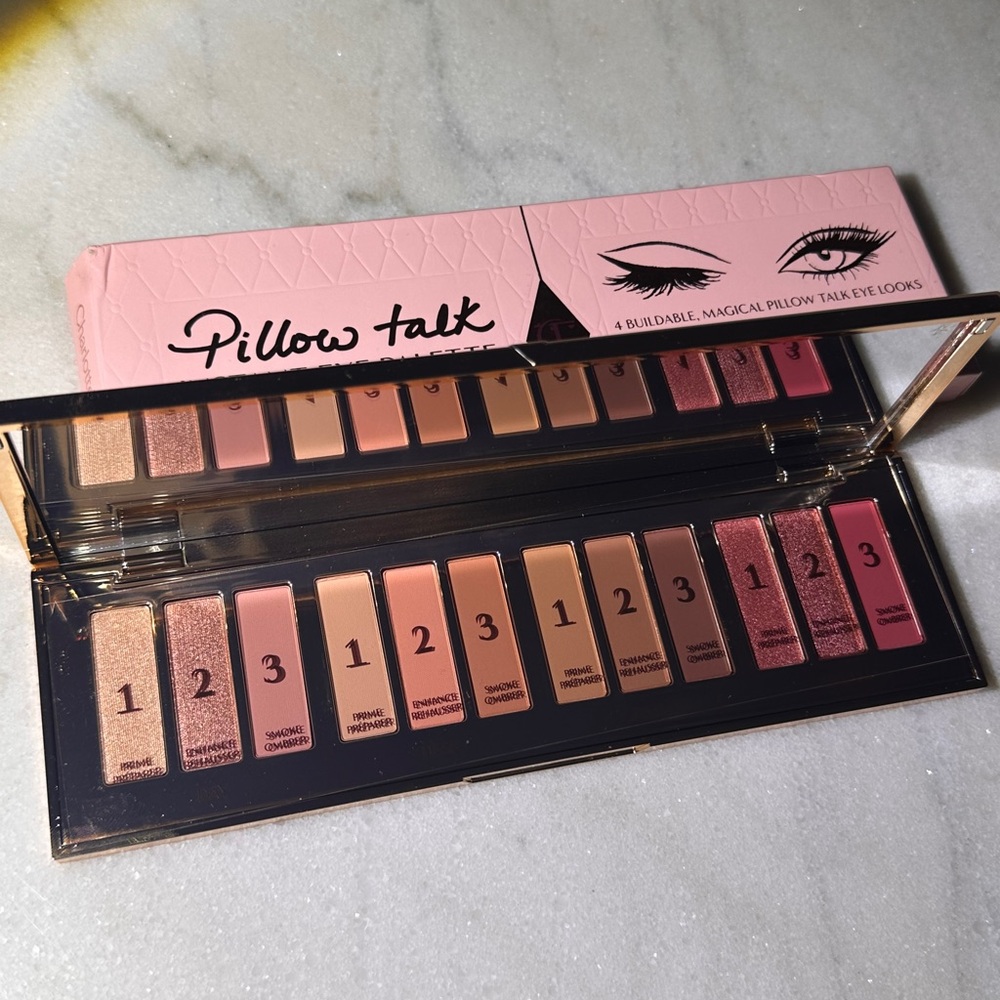Charlotte Tilbury Pillow Talk Instant Eye Palette - Pink and Gold Hues